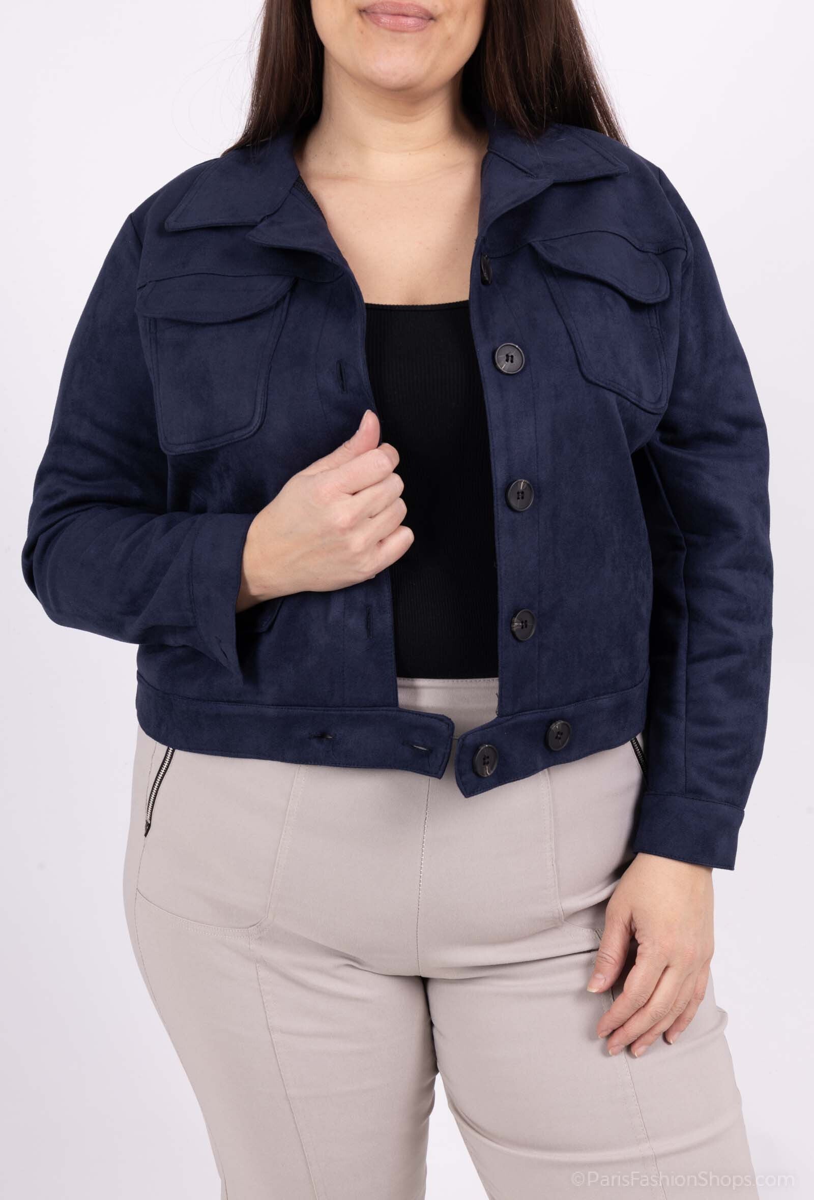 Plus Size suede jackets