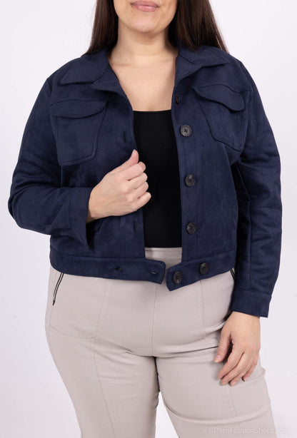 Plus Size suede jackets