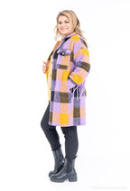 Plus Size Overskorta i Ull och Polyester