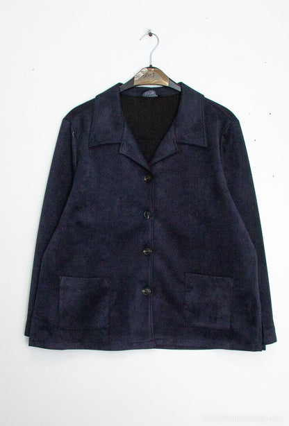 Plus Size Suede overshirts