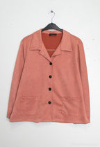 Plus Size Suede overshirts