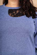 Plus size sweatshirt i Stor Storlek