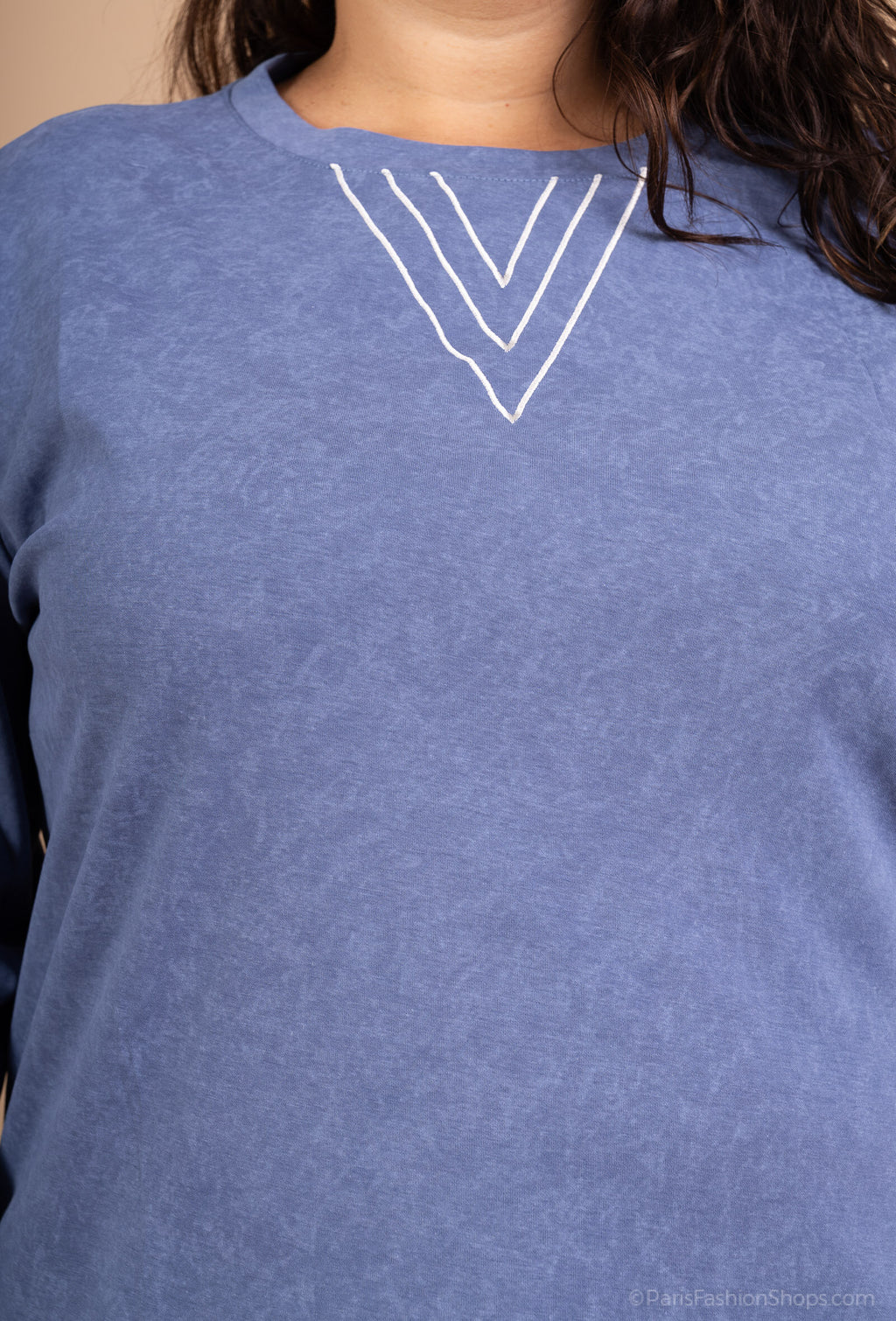 Plus size sweatshirt i Stor Storlek