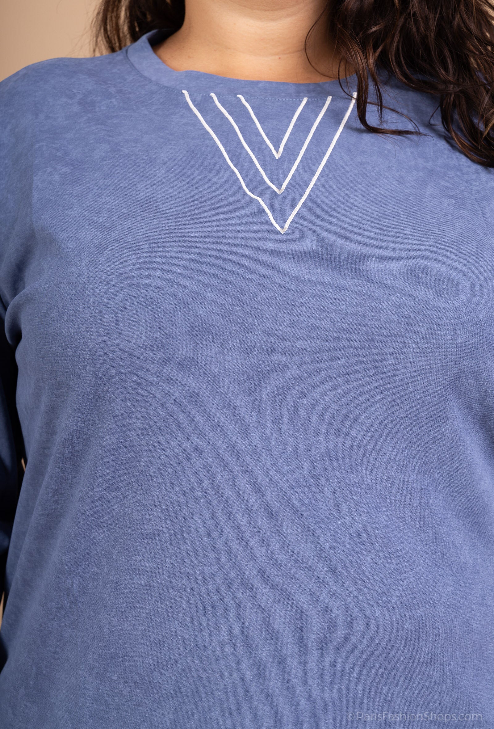 Plus size sweatshirt i Stor Storlek