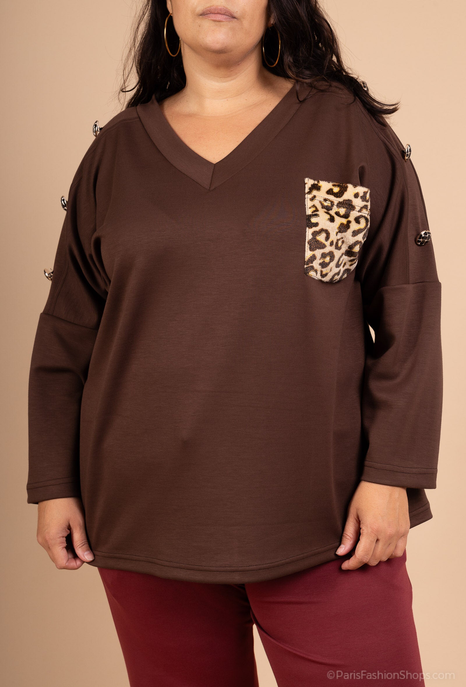 Plus size sweatshirt i Plus Size