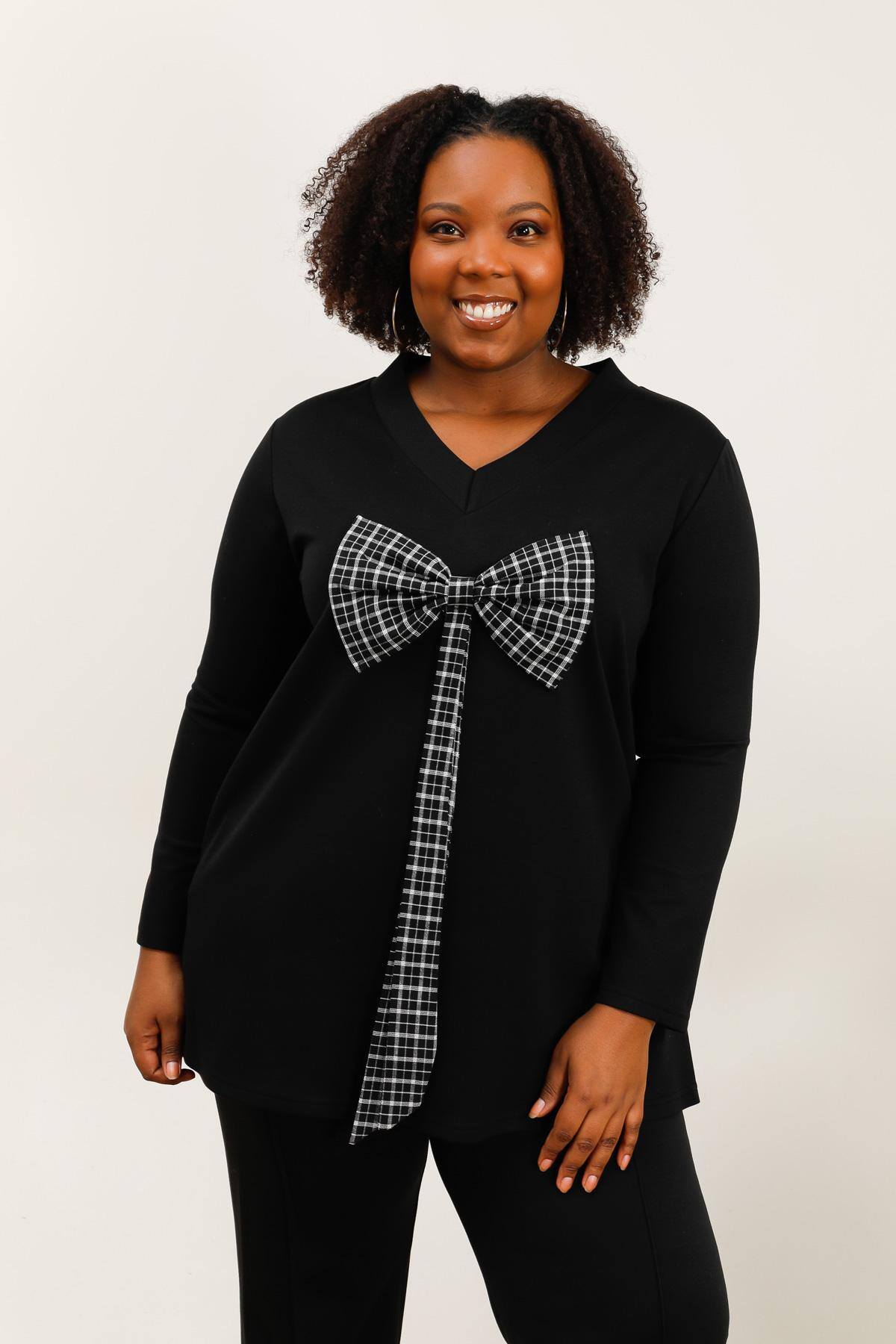 Plus size sweatshirt i Stor Storlek