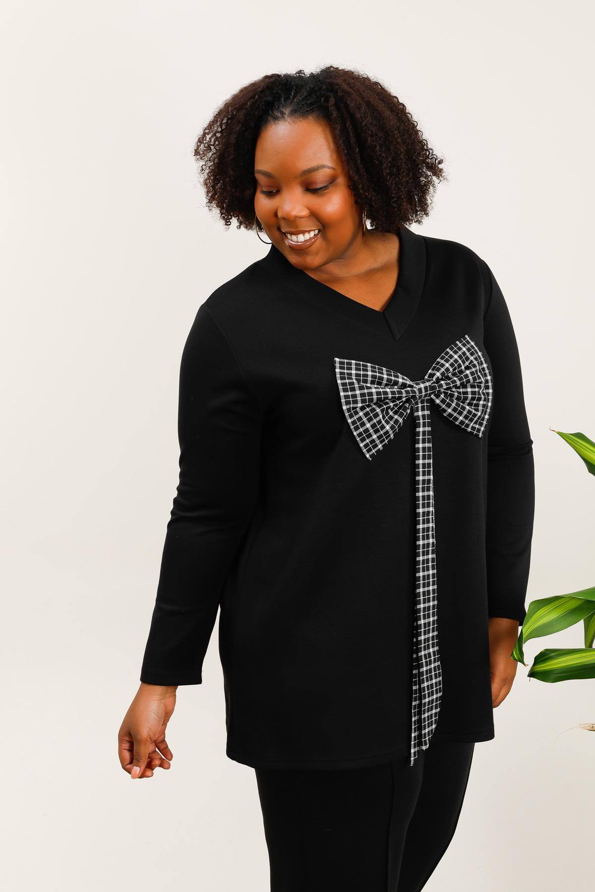 Plus size sweatshirt i Stor Storlek