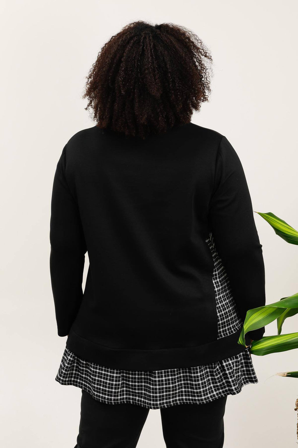 Plus size sweatshirt i Stor Storlek