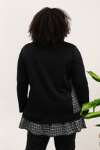 Plus size sweatshirt i Stor Storlek