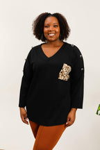 Plus size sweatshirt i Stor Storlek