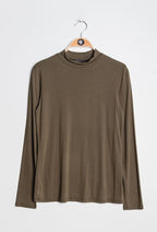 Plus Size T-shirt med Tröja och Krage