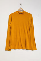 Plus Size T-shirt with funnel neck
