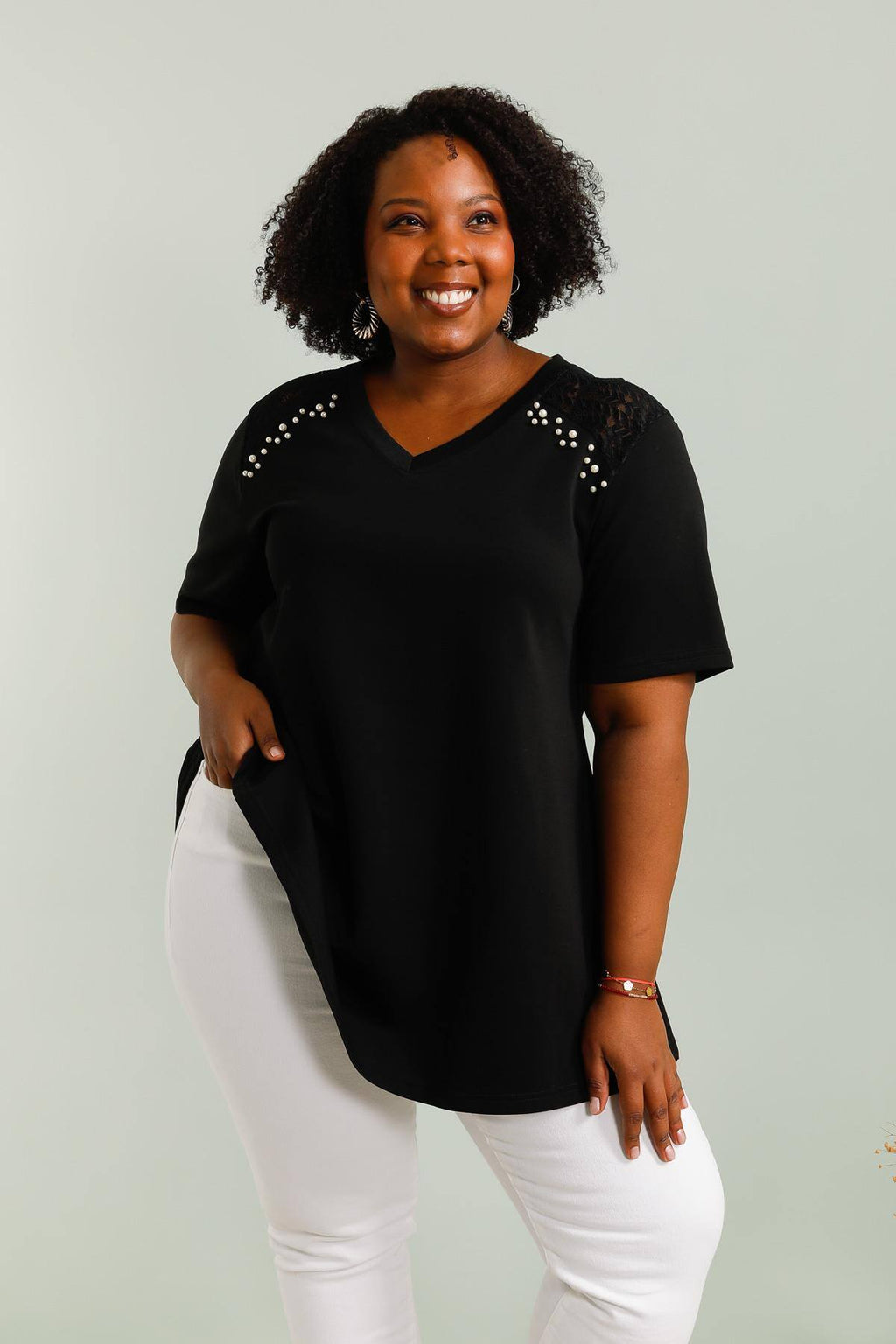 Plus size T-shirt i Stor Storlek