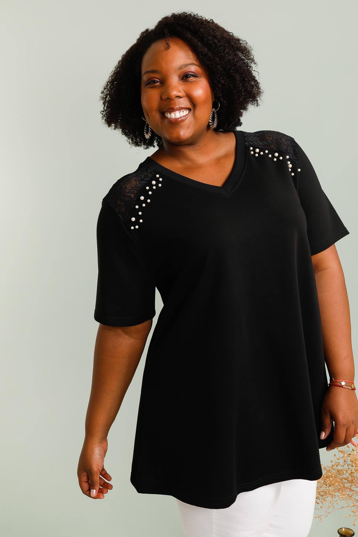 Plus size T-shirt i Stor Storlek