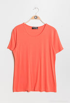 Plus Size T-shirt med Kort Ärmar