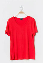 Plus Size T-shirt med Kort Ärmar