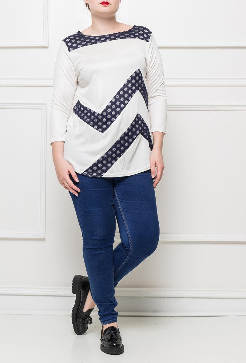 Plus Size Spotted t-shirt