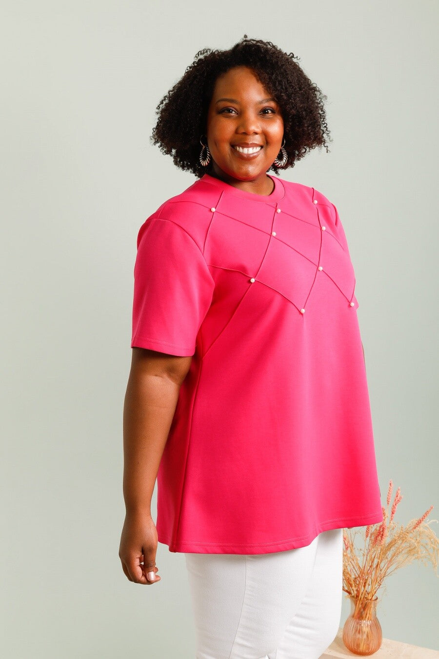 Plus size T-shirt i Stor Storlek