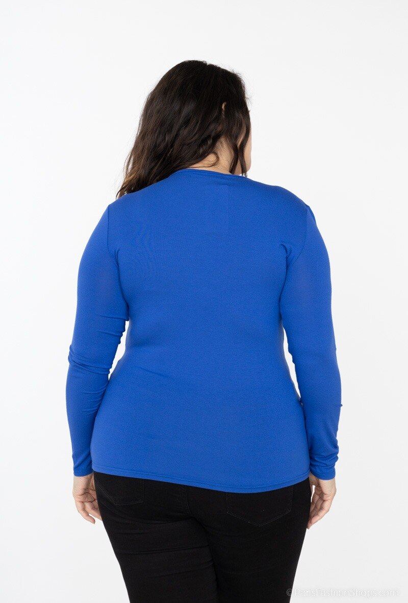 Plus Size Basic T-shirt för kvinnor