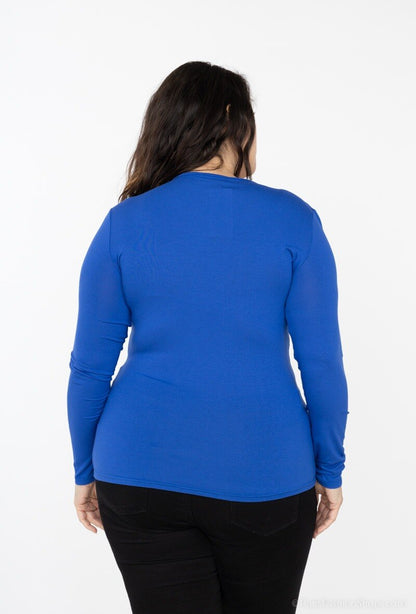 Plus Size Basic T-shirt för kvinnor