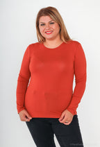 Basic t-shirt i Stor Storlek