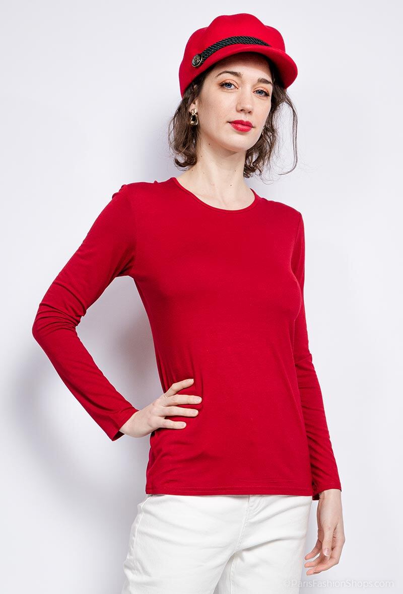 Plus Size Basic T-shirt för kvinnor