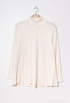 Plus Size T-shirt med Rollkrage