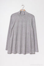 Plus Size T-shirt med Rollkrage