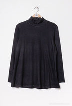 Plus Size T-shirt med Rollkrage