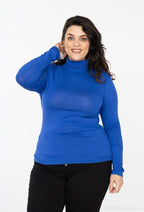 Plus Size Turtleneck T-shirt