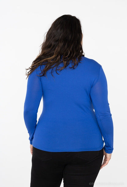 Plus Size Turtleneck T-shirt