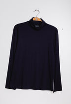 Plus Size Turtleneck T-shirt