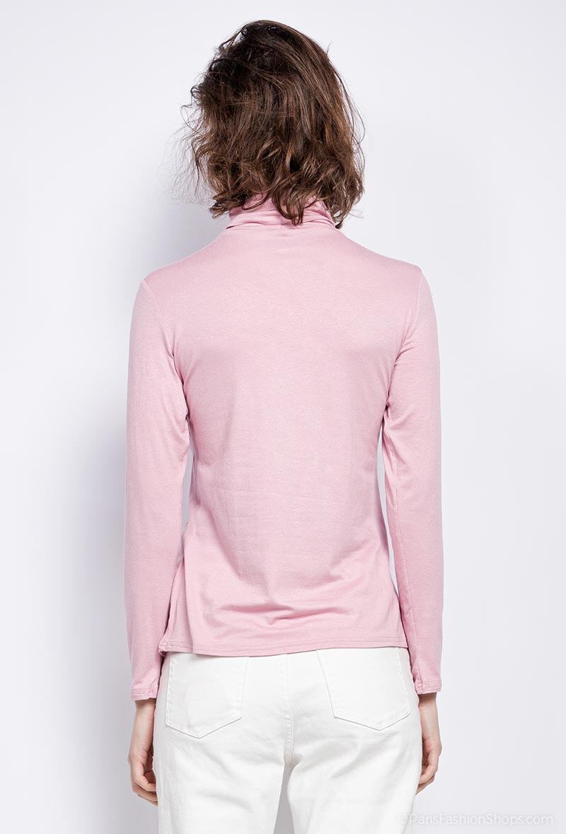 Plus Size Turtleneck T-shirt