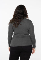 Plus Size V-ringad T-shirt