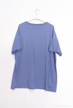 Plus Size V-neck T-Shirt i Bomull
