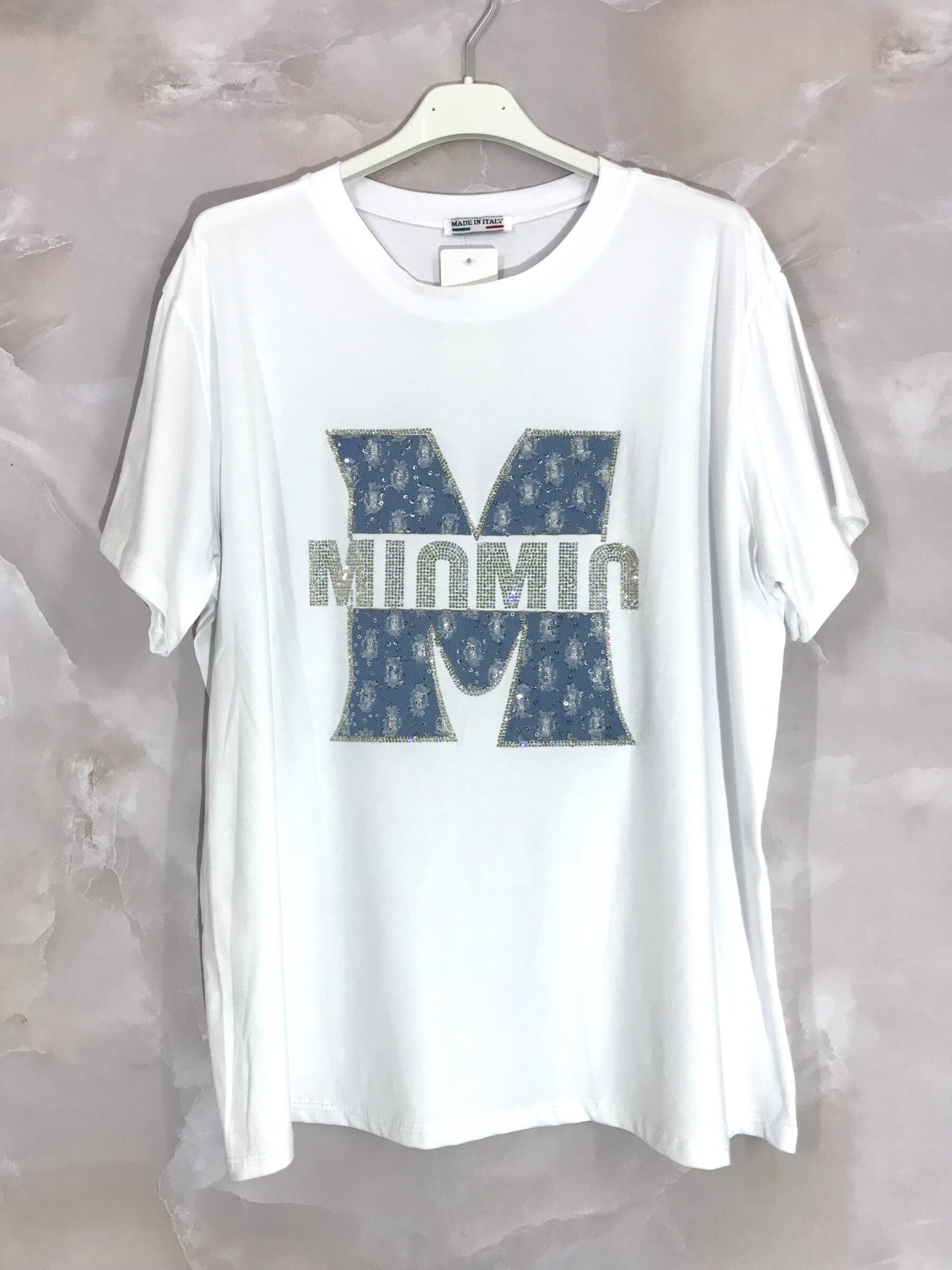 Plus Size Stretch cotton printed t-shirt
