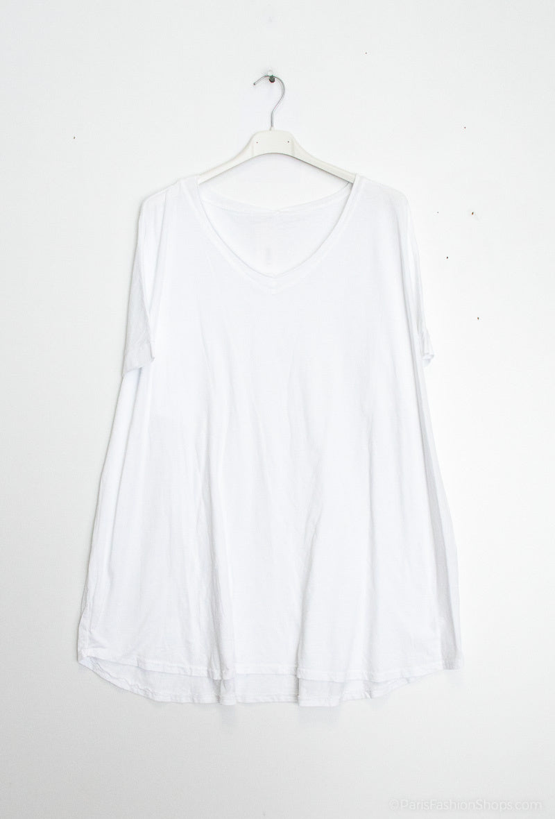 Plus Size T-shirt för Stiliga Kvinnor