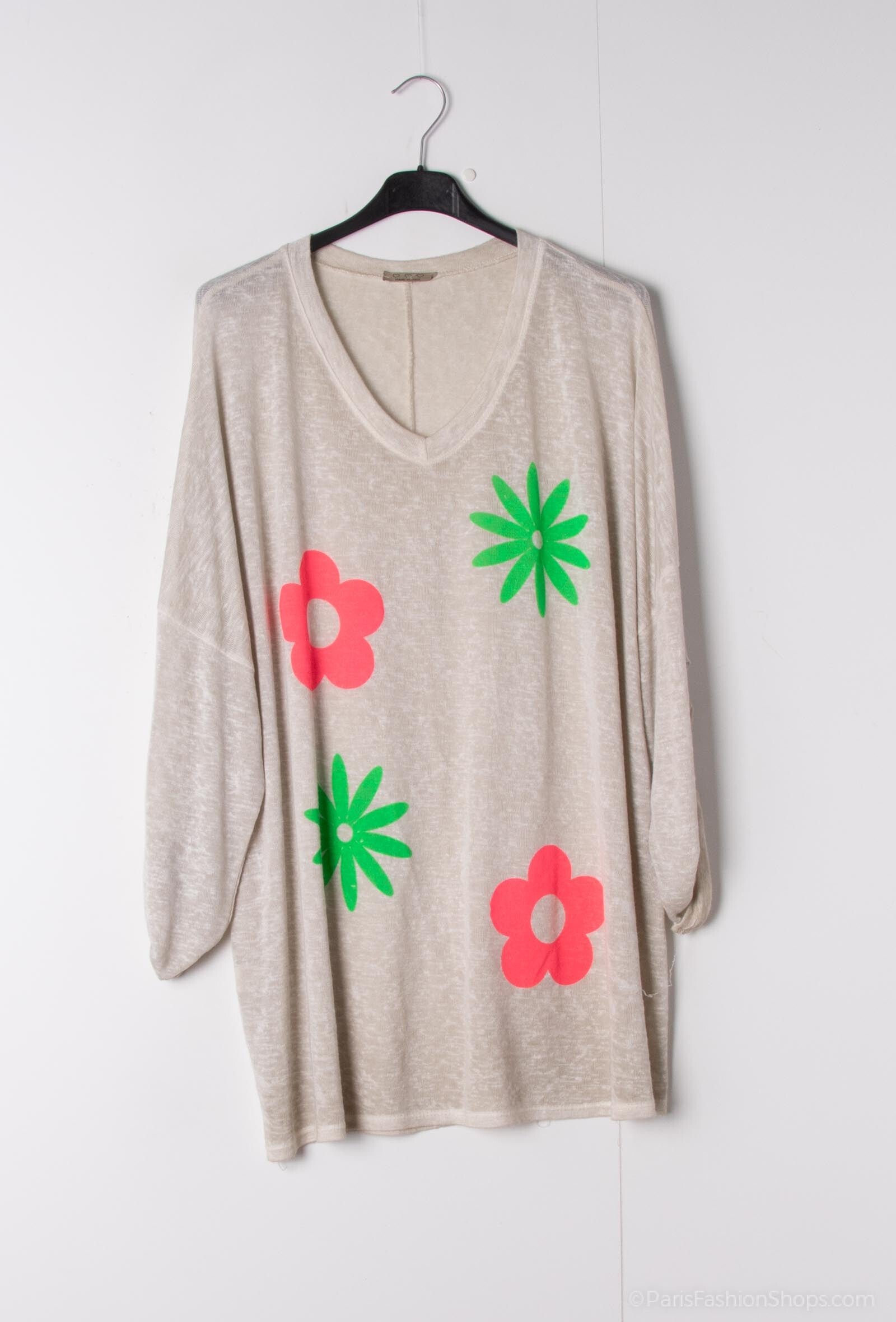 Plus Size Långärmade T-shirts för Kvinnor