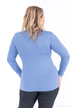 Turtleneck T-shirts i Stor Storlek