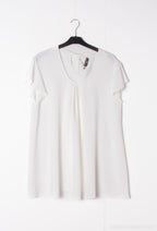 Plus Size Top with flared sleeves back sleeves
