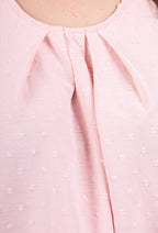 Plus Size Top med Fladdrande Ärmar