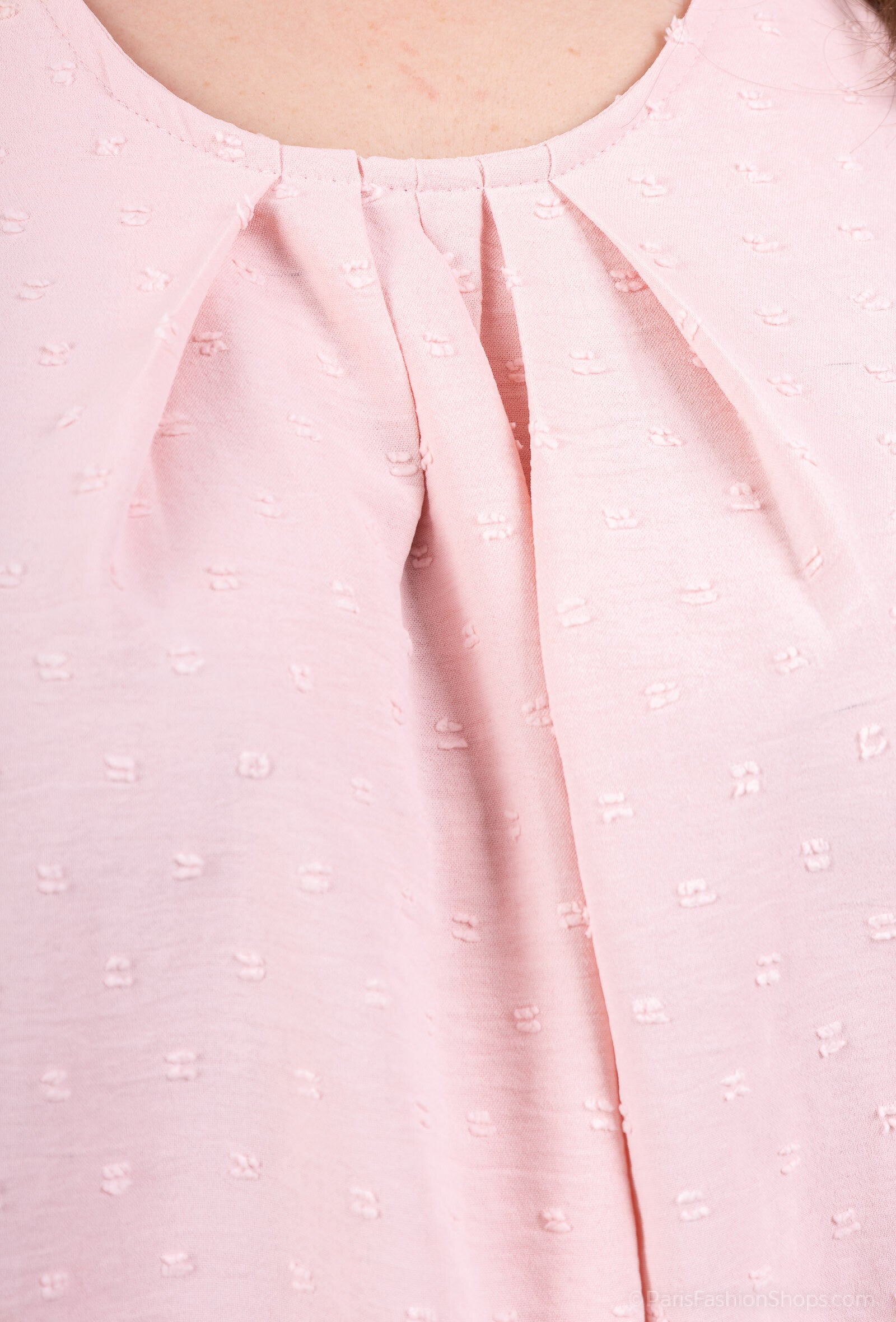 Plus Size Top med Fladdrande Ärmar