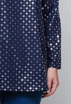 Plus Size Spotted Top