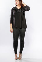 Plus Size Iridescent Top