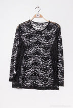 Plus Size Spets Topp