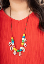 Plus Size V-neck Topp i Prägad Tyg med Halsband