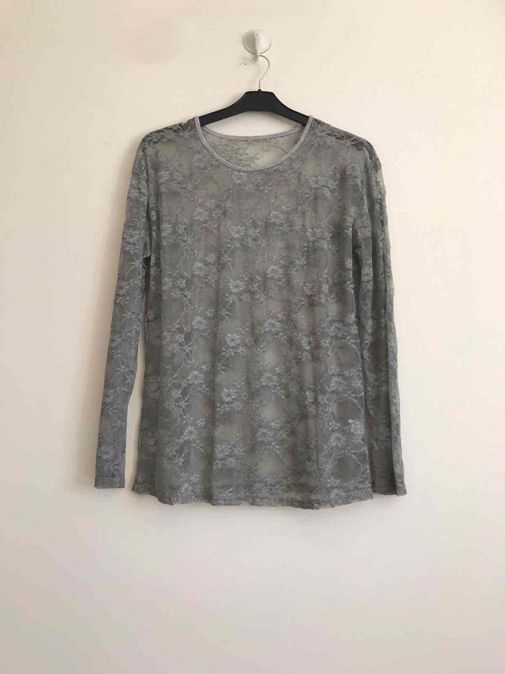 Plus Size Round neck lace top