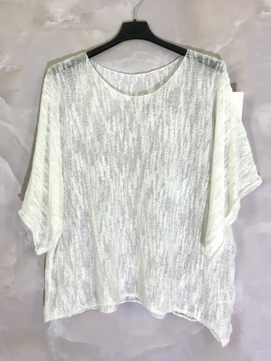 Plus Size Kort Akryl Top