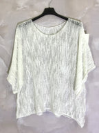 Plus Size Kort Akryl Top