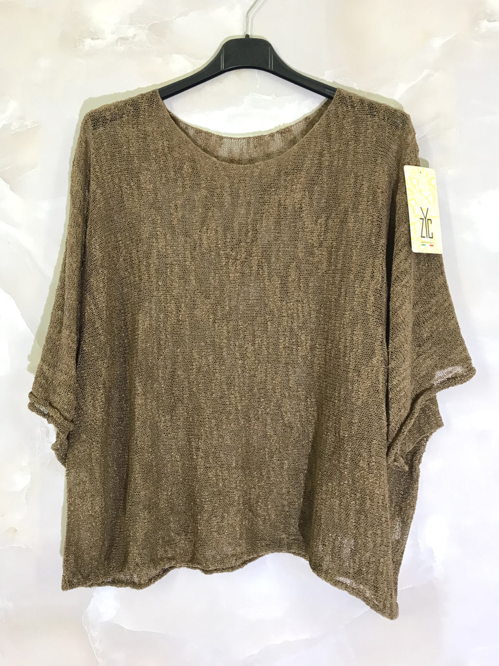 Plus Size Kort Akryl Top